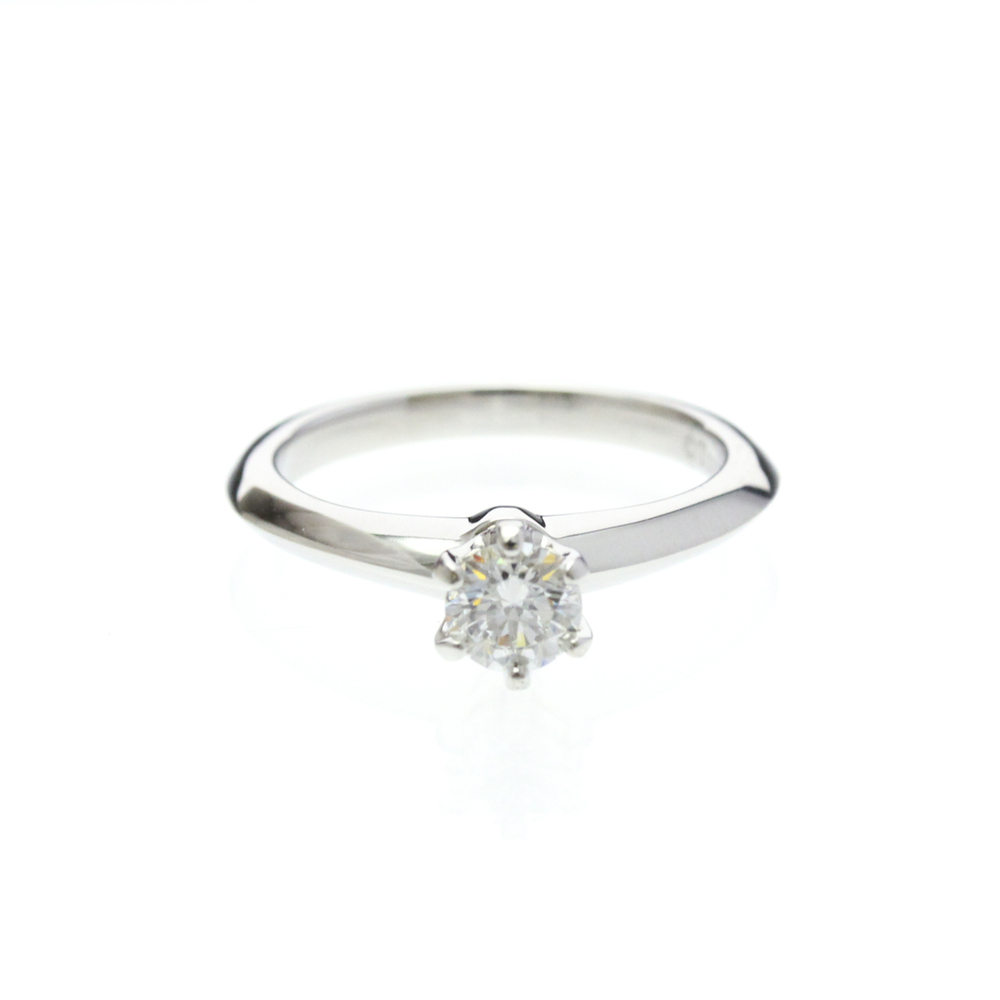 Tiffany & Co. Tiffany Setting Solitaire Platinum with RBC Diamond
